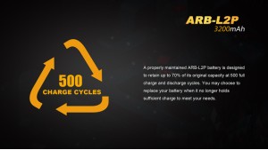 Fenix 18650 - 3200mAh - Acumulator - ARB-L2P
